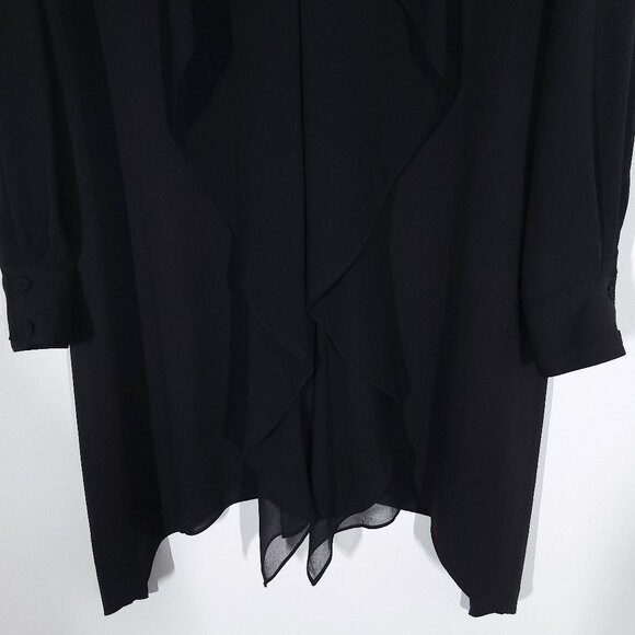 BCBGMaxAzria Black Flowy Dress - Picture 7 of 9